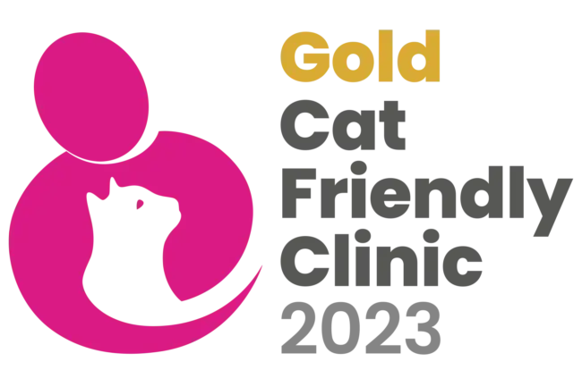 Cat Friendly Clinic Logo Gold