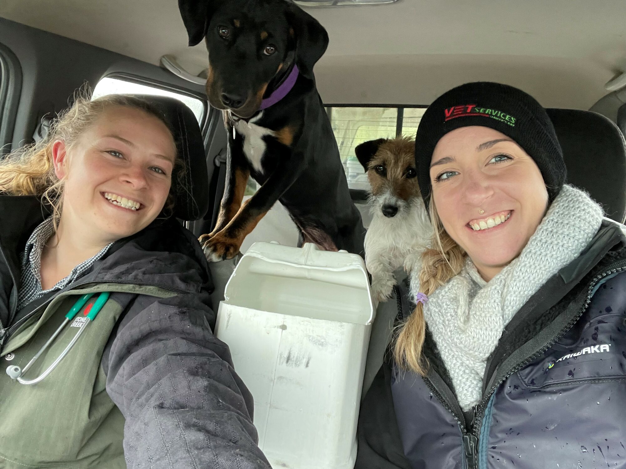 Dog run Alyse & Anna