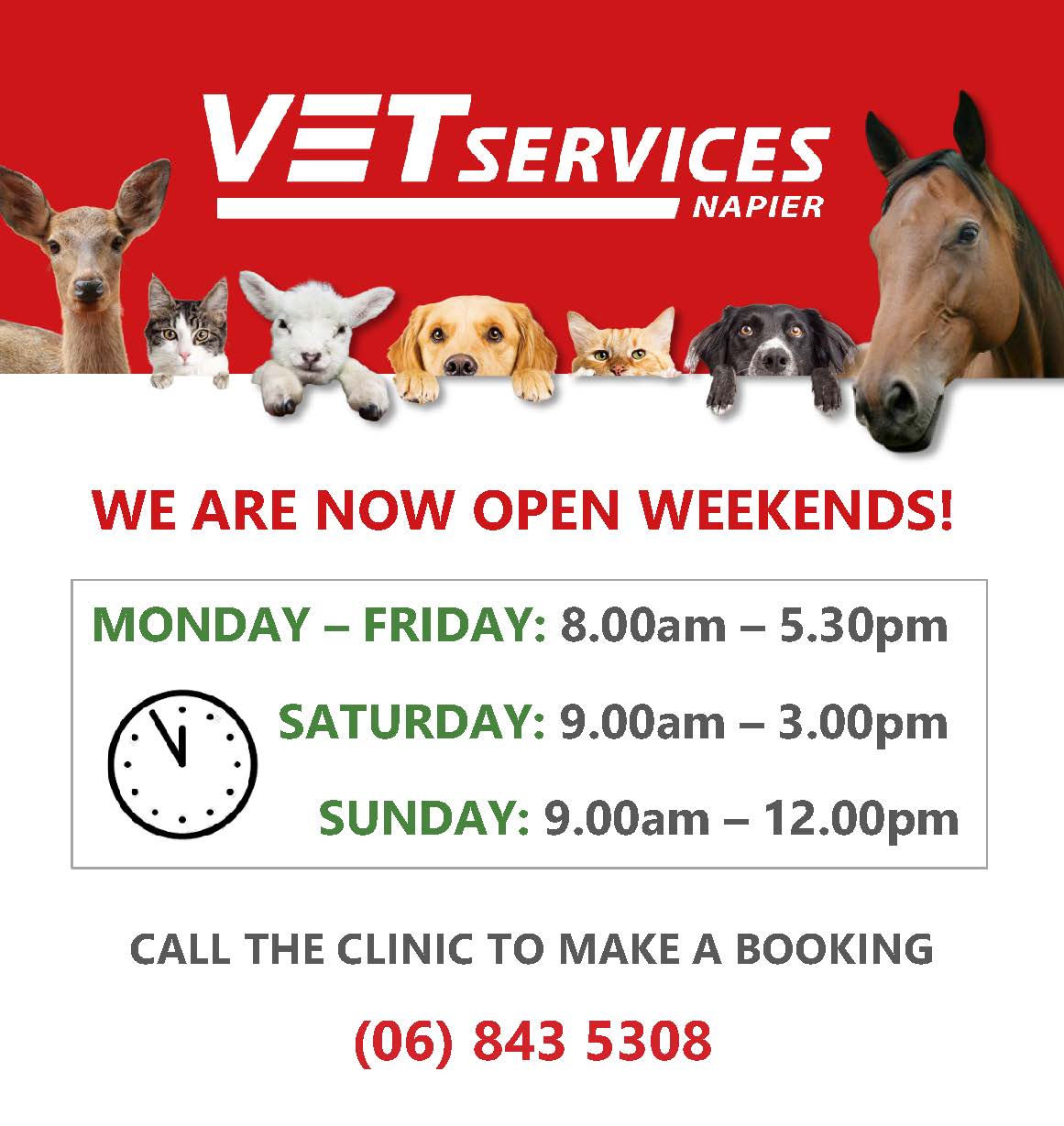 Dog clinics best sale open near me